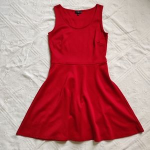 The Limited red skater dress